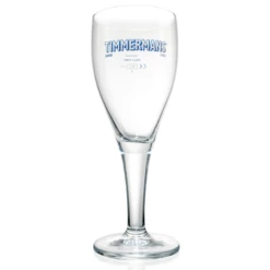 Timmermans White Half Pint Glass