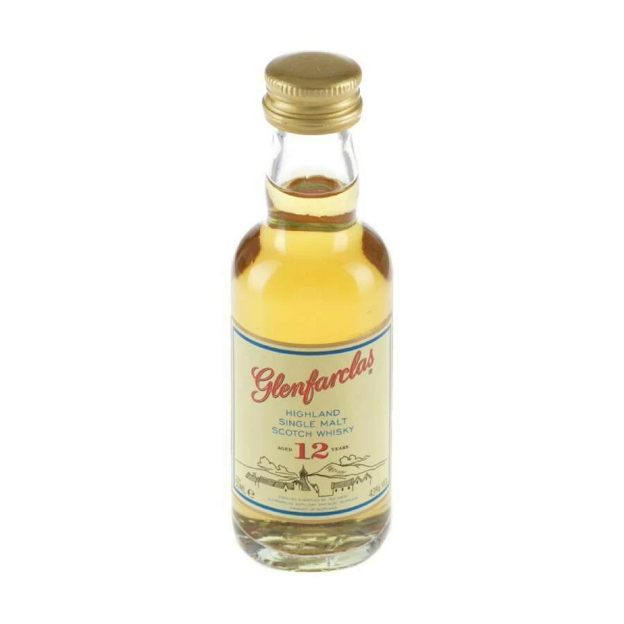 Glenfarclas 12yr Old Whisky Miniature 3 Glenfarclas 12yr Old Whisky Miniature
