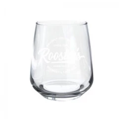 Roosters Half Pint Rocks Glass
