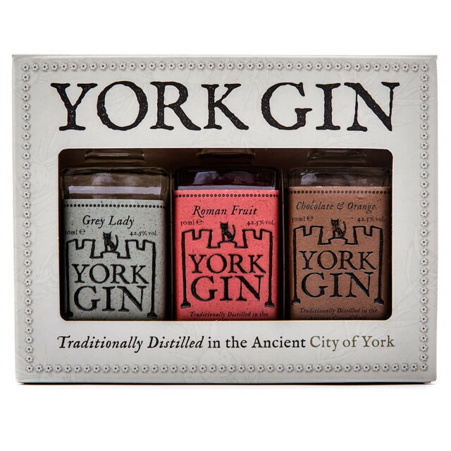 York Gin 3x50ml Gift Pack 3 York Gin 3x50ml Gift Pack