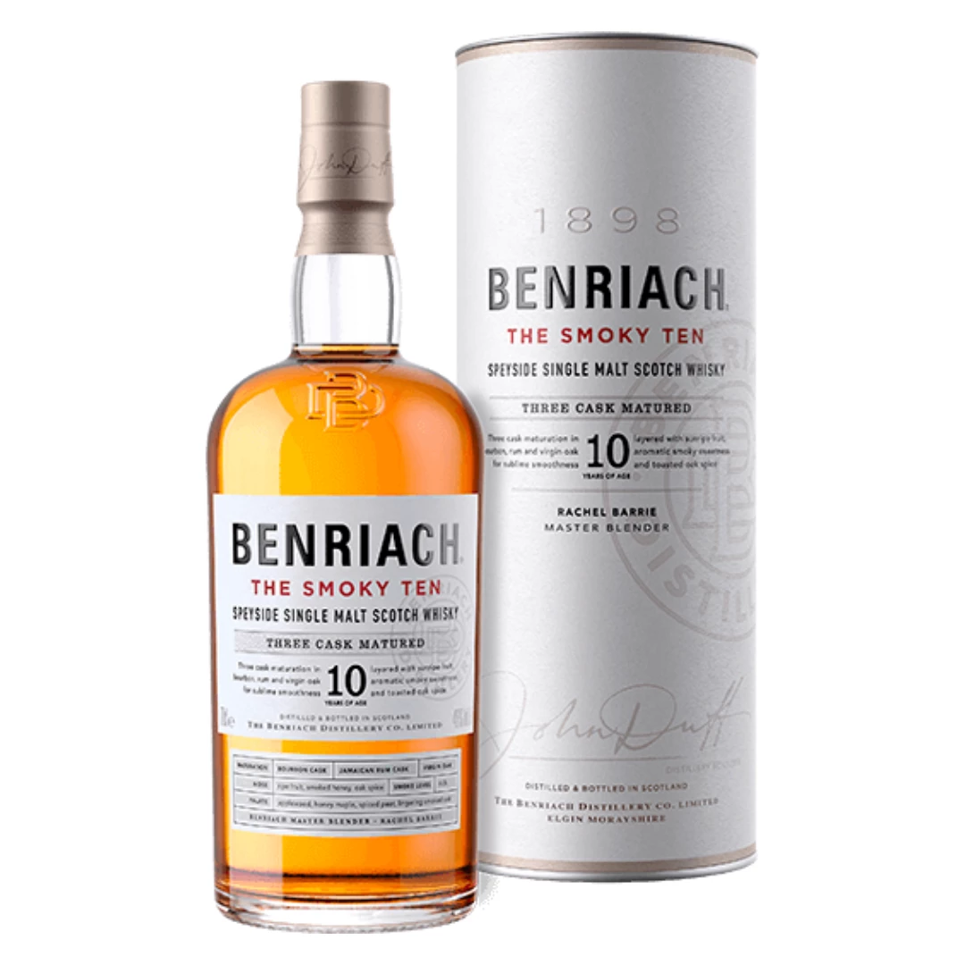 Benriach The SMOKY Ten 10yr Old Single Malt Whisky 3 Benriach The SMOKY Ten 10yr Old Single Malt Whisky